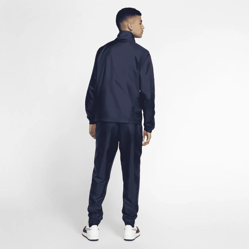 Nike mens woven tracksuit black