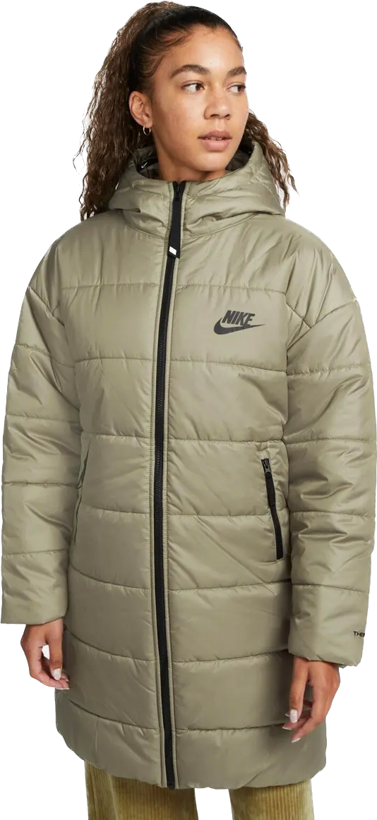Nike Therma Fit Repel Hooded Jacket Women's Medium Oversized Coat