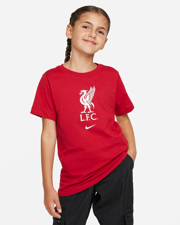 Nike Liverpool Football Club Crest kids T Shirt medium 10-12yrs