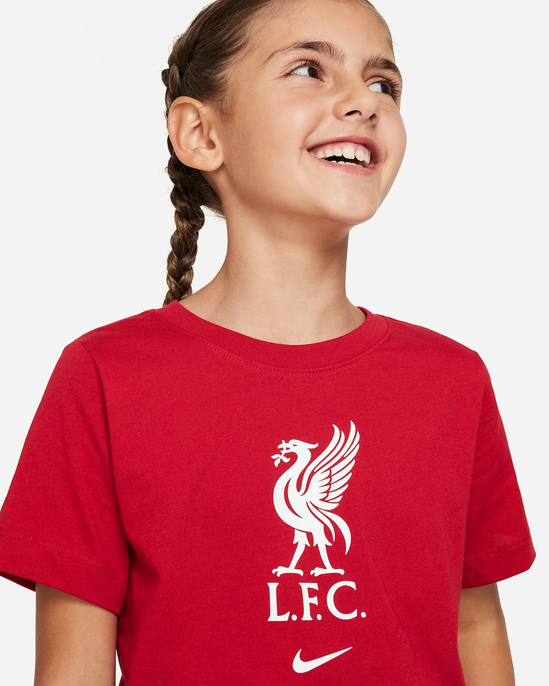 Nike Liverpool Football Club Crest kids T Shirt medium 10-12yrs