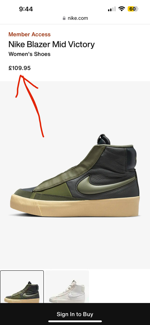 Nike Blazer Mid Victory trainers