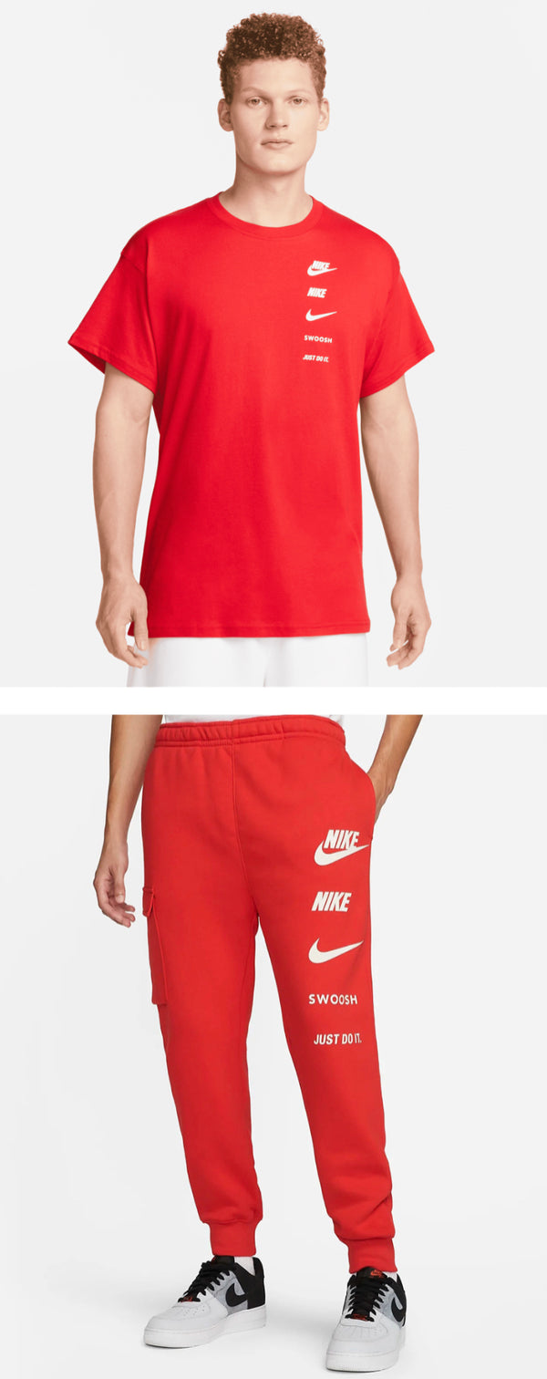 Nike standard issue t shirt and joggers set men’s small