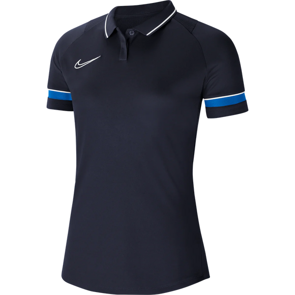 Nike Dri Fit Academy 21 polo shirt Blue